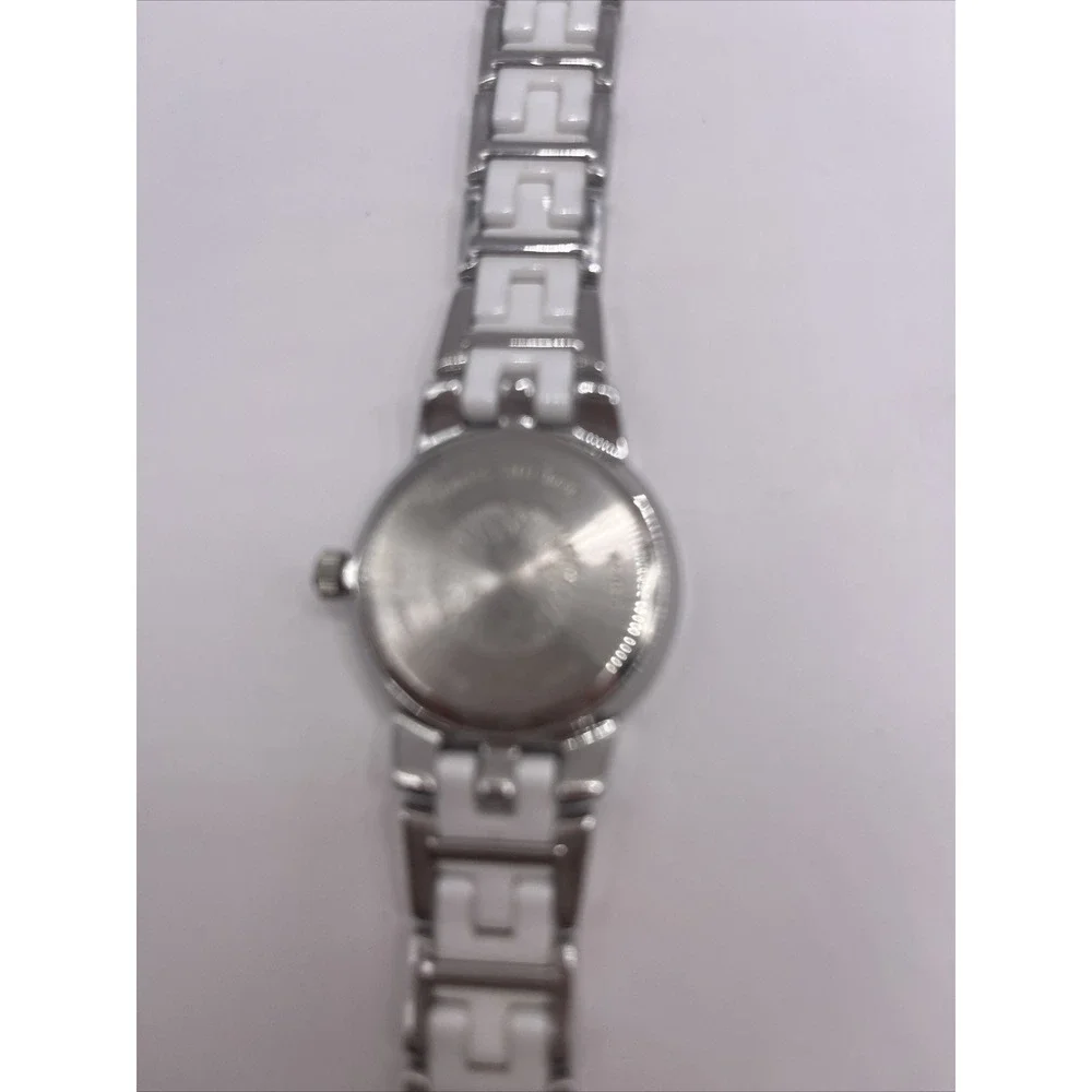Anne Klein AK/1611 Diamond‎ Dial White Ceramic Collection Women's Watch